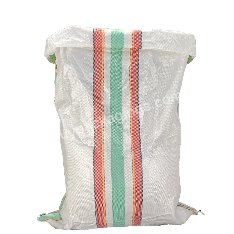 5kg 10kg 20kg 25kg 50kg Rubble Sack Bag Packaging White Pp Woven Bag