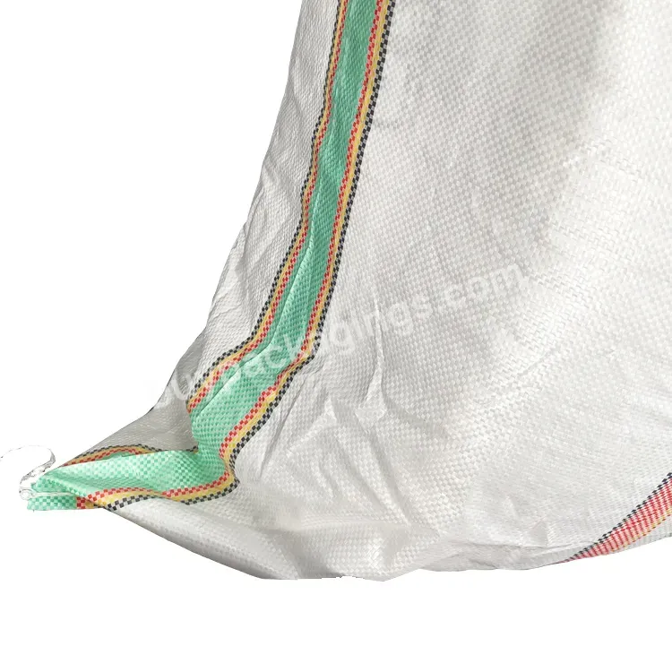 5kg 10kg 20kg 25kg 50kg Rubble Sack Bag Packaging White Pp Woven Bag