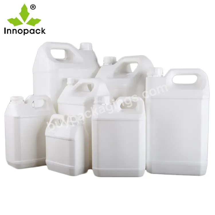 5l 10l 20l Hdpe White Plastic Petrol Jerry Cans Plastic Oil Drum