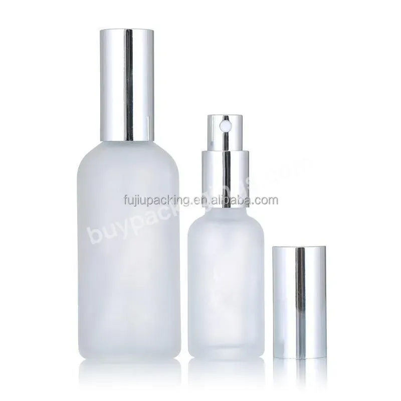 5ml 10ml 15ml 20ml 30ml 50ml 100ml Frost Glass Perfume Spray Bottle With Mist Spray Cap Essential Oil Spray Glass Bottle