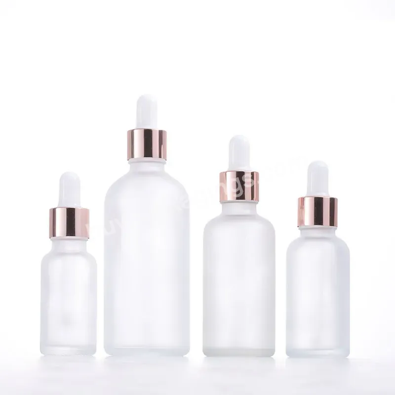 5ml 10ml 15ml 20ml 30ml 50ml 100ml Frosted Glass Dropper Bottle Essential Oil Bottles