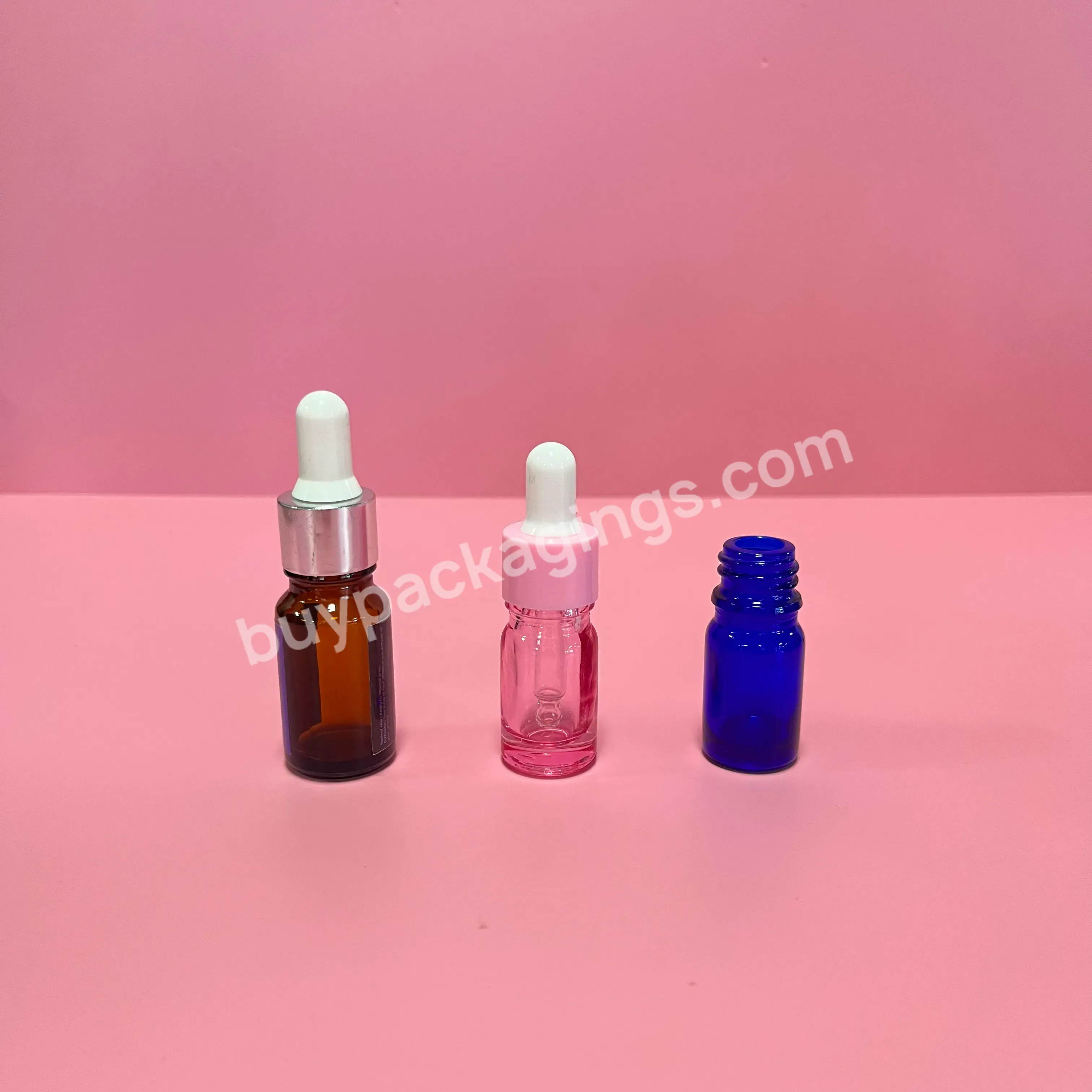 5ml 10ml 15ml 20ml 30ml 50ml 100ml Frosted Matte Pink Blue Amber Clear Essential Oil Glass Dropper Bottle With Plastic Lid