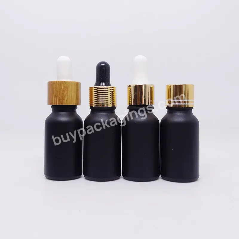 5ml 10ml 15ml 20ml 30ml 50ml 100ml Pink Black Face Essential Oil Serum Glass Dropper Bottle For Face Body Cosmetic