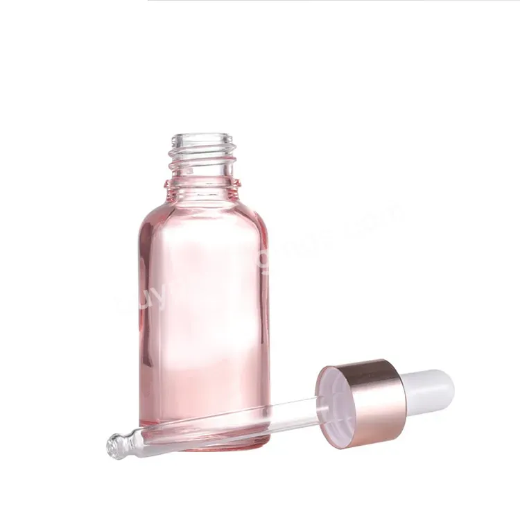 5ml 10ml 15ml 20ml 30ml 50ml 100ml Rose Gold Perfume Glass Dropper Bottles With Rose Gold Caps