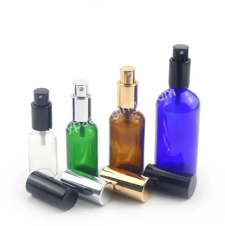 5ml 10ml 15ml 20ml 30ml 50ml 100ml Transparent Amber Green Blue Perfume Glass Spray Bottle