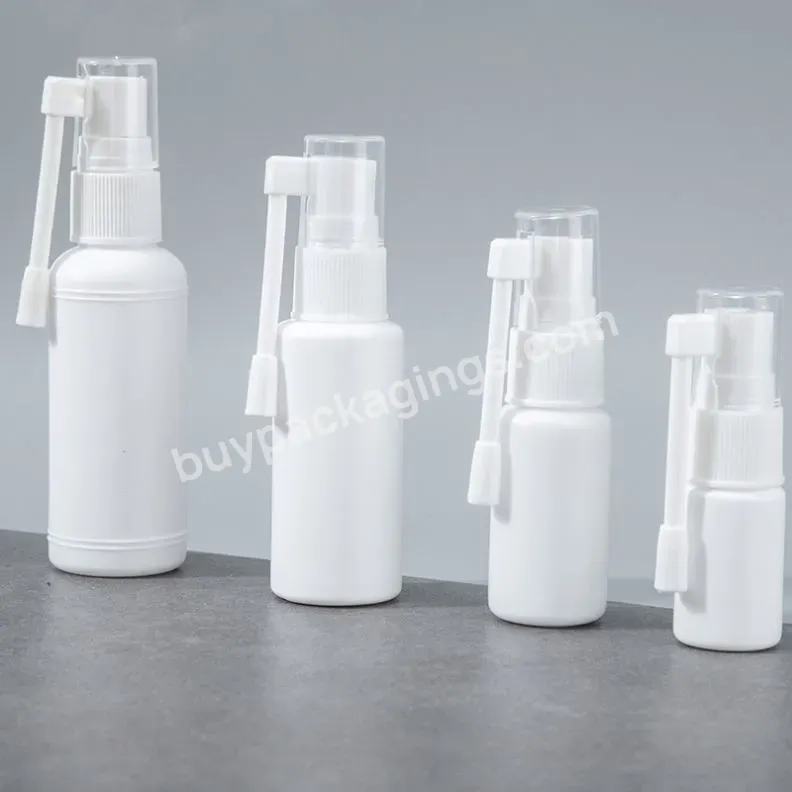 5ml 10ml 15ml 20ml 30ml 50ml 60ml Hdpe Empty Pharmaceutical Plastic Bottle Amber Oral Nasal Throat Mist Spray Bottle