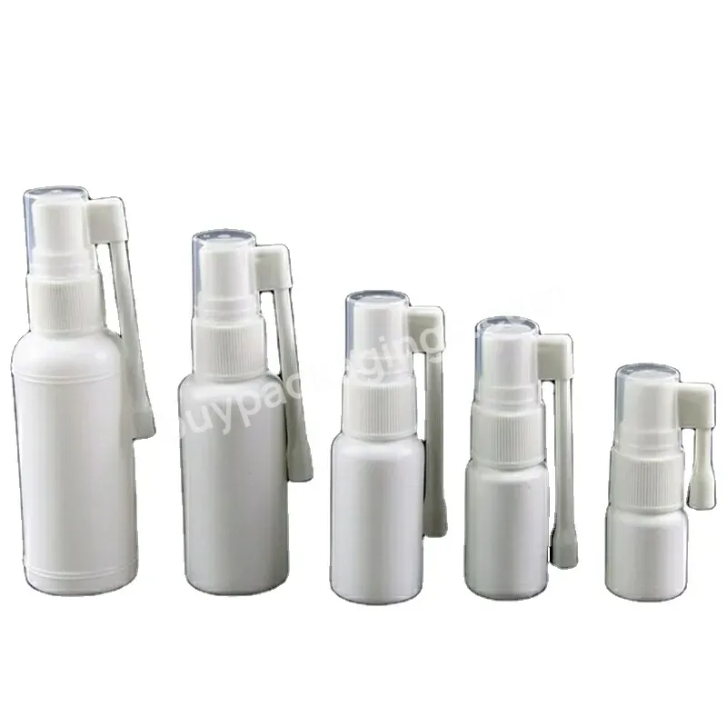 5ml 10ml 15ml 20ml 30ml 50ml 60ml Hdpe Empty Pharmaceutical Plastic Bottle Amber Oral Nasal Throat Mist Spray Bottle