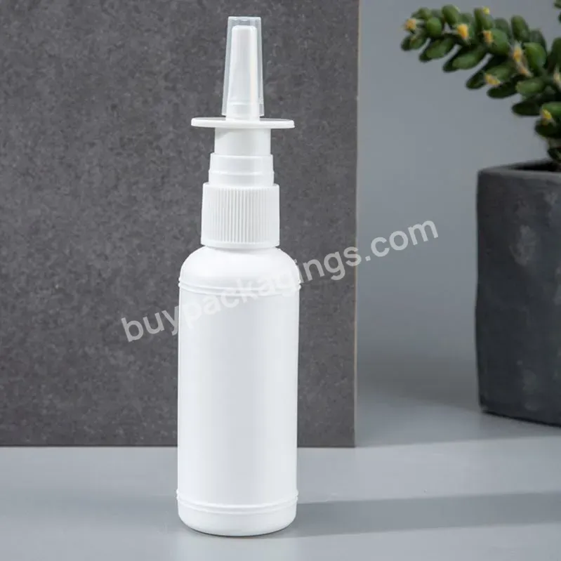 5ml 10ml 15ml 20ml 30ml 50ml 60ml Hdpe Empty Pharmaceutical Plastic Bottle Amber Oral Nasal Throat Mist Spray Bottle