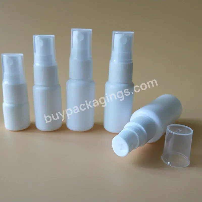 5ml 10ml 15ml 20ml 30ml 50ml 60ml L Hdpe Empty Plastic White Fine Mist Spray Bottle