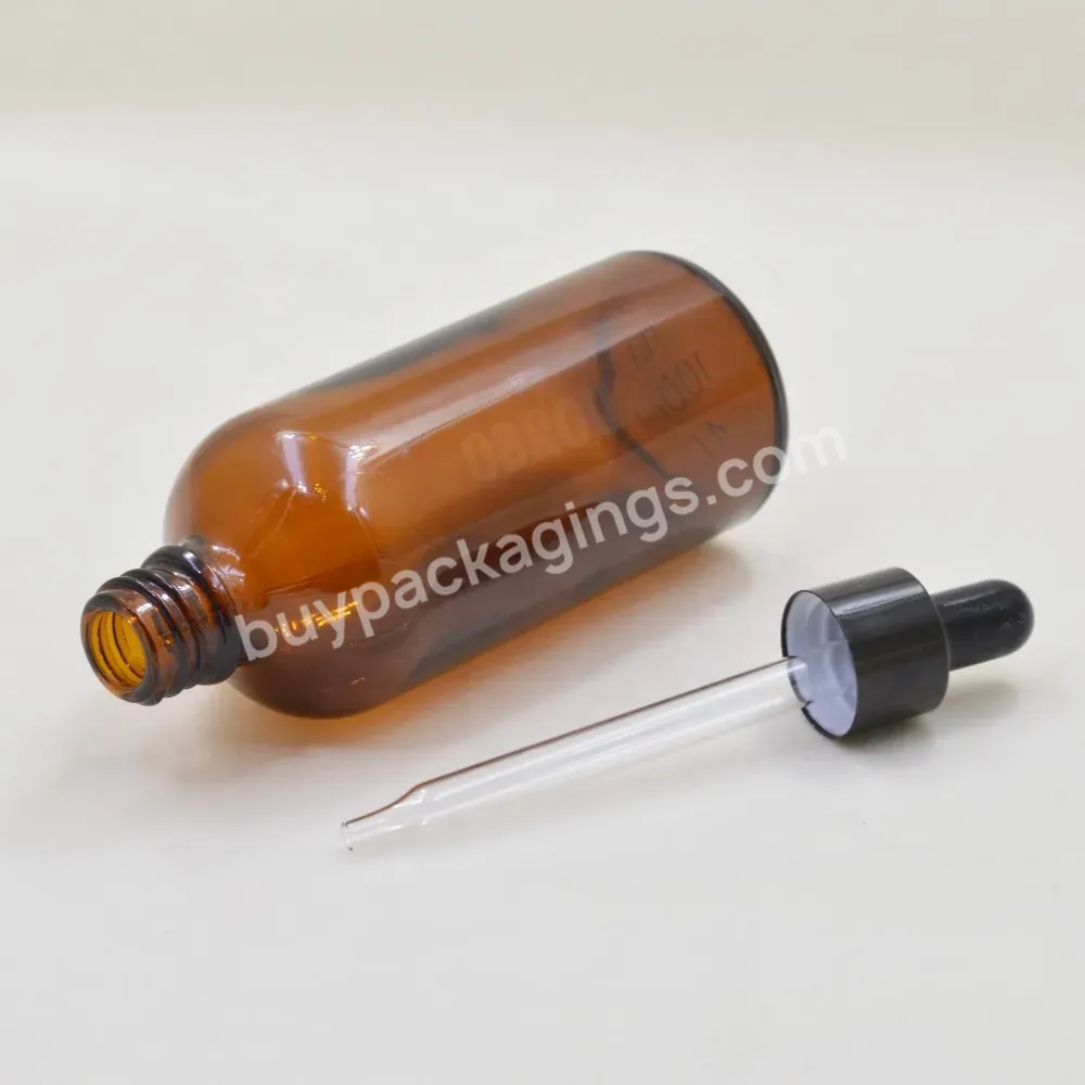 5ml 10ml 15ml 30ml 50ml 60ml 100ml Black Amber Dropper Hair Oil Bottles Essential Oil Bottle Glass Perfume Dropper Bottle