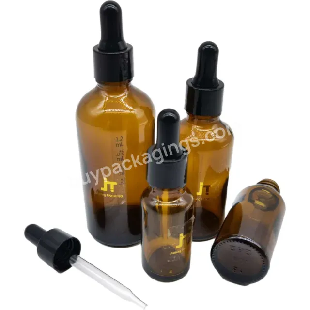 5ml 10ml 20ml 1oz 50ml 100ml Amber Oil Dropper Glass Bottle Essential Oil Bottles With Glass Dropper