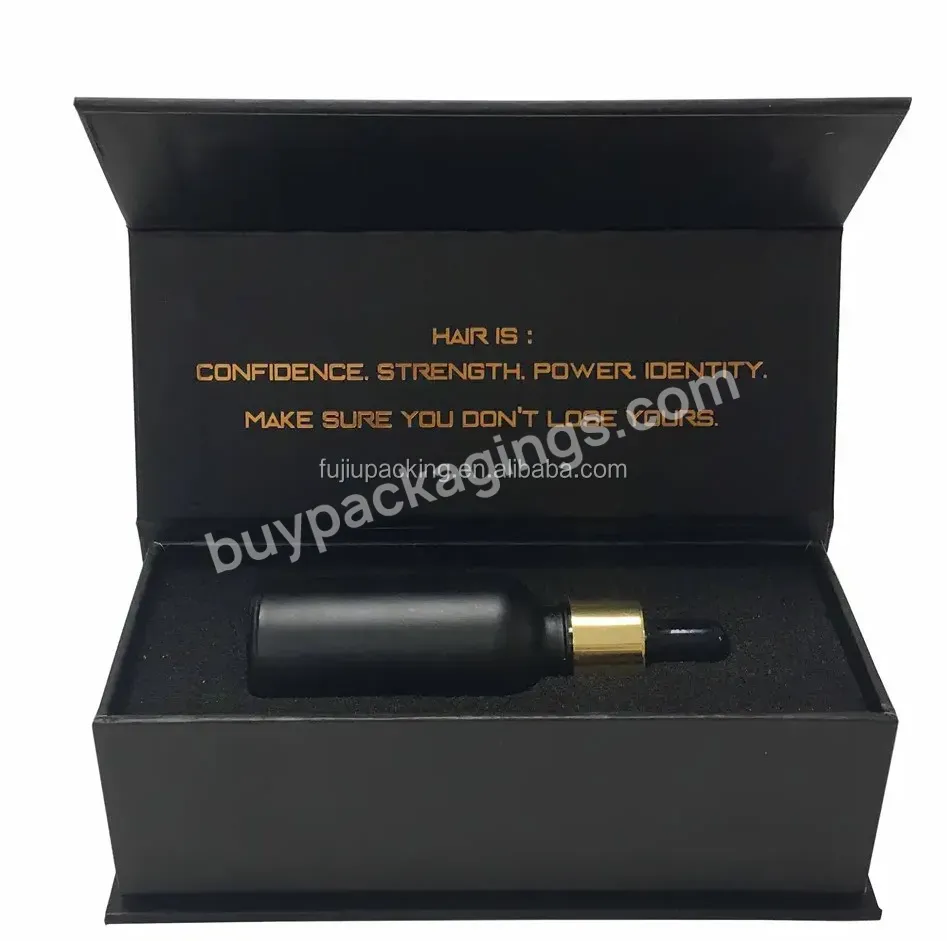 5ml 10ml 20ml 30ml 50ml 100ml 120ml Matte Frosted Black Glass Dropper Bottle Essential Oil Bottles With Paper Box