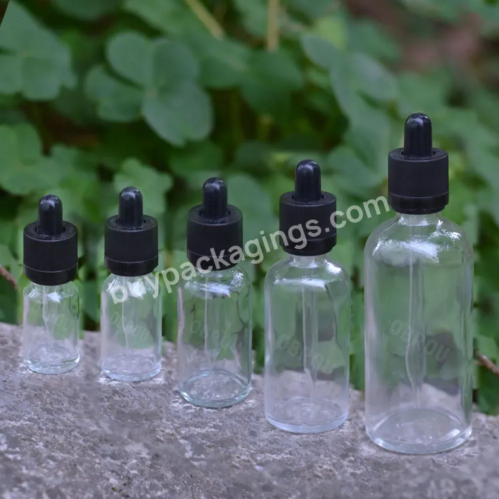 5ml 10ml 50ml 100ml Perfume Bottles Essential Oil Glass Dropper Bottle With Glass Pipette