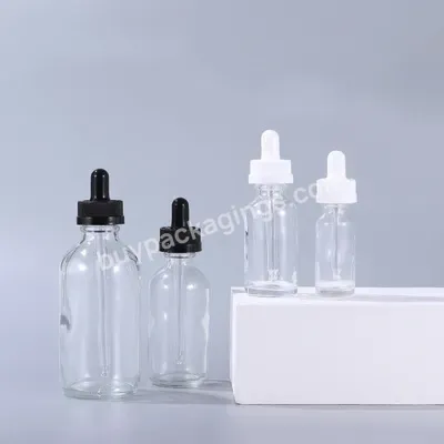 5ml 10ml Glass Transparent Essential Oil Bottle 30 Ml 50ml Glass Dropper Bottle With Gold Cap For Aroma Perfume Oil