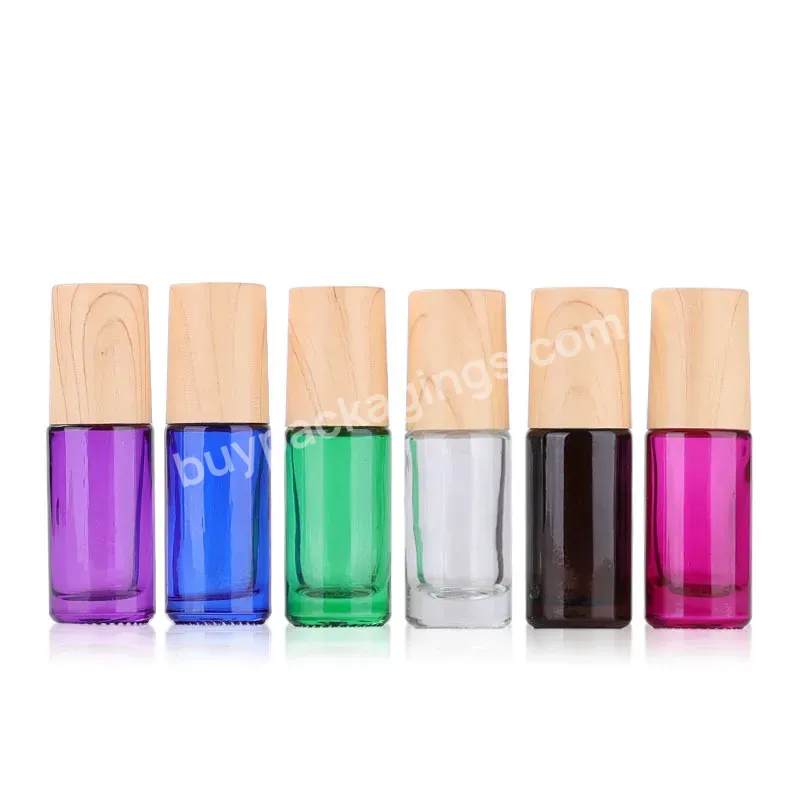 5ml Amber/blue/green/purple/rose Red Color Thick Glass Roll On Essential Oil Empty Perfume Bottle Roller Ball Bottle For Travel - Buy 5ml Thick Roll On Glass Bottle,Essential Oil Bottle Roll On Blue 5ml,Perfume Bottle Roller 5ml.