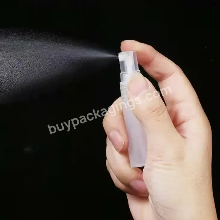 5ml Mist Sray Pump Small Bottle Sample Display Perfume Bottle Mini Plastic Spray Bottle For Cosmetic Liquid Or Oil