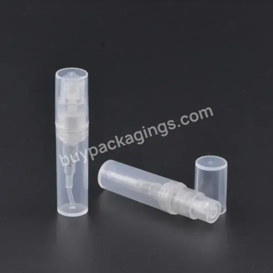 5ml Mist Sray Pump Small Bottle Sample Display Perfume Bottle Mini Plastic Spray Bottle For Cosmetic Liquid Or Oil