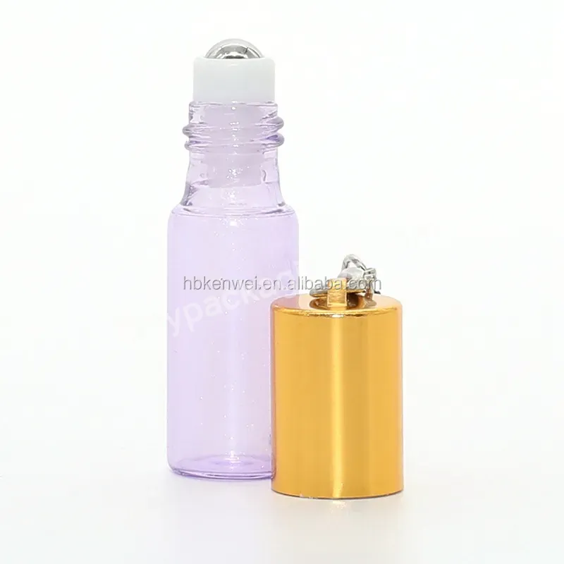 5ml Pearl Color Glass Roll On Bottles