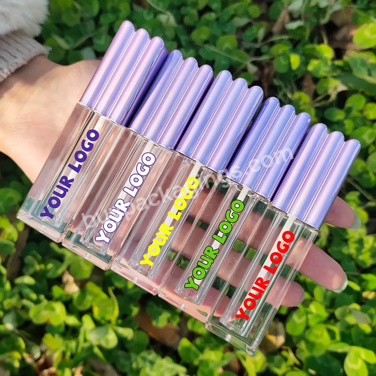 5ml Unique Clear Lip Gloss Tubes Empty Custom Lip Gloss Tube Private Label Printing