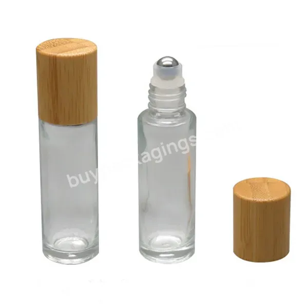 5ml/10ml Glass Roller Bottles Empty Clear With Roll On Empty Cosmetic Essential Oil Vial For Traveler With Glass Ball