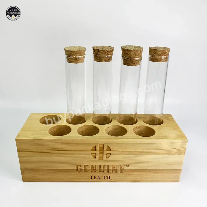 6 12 Wells 10ml 25ml 50ml 100ml Test Tube Rack Wood