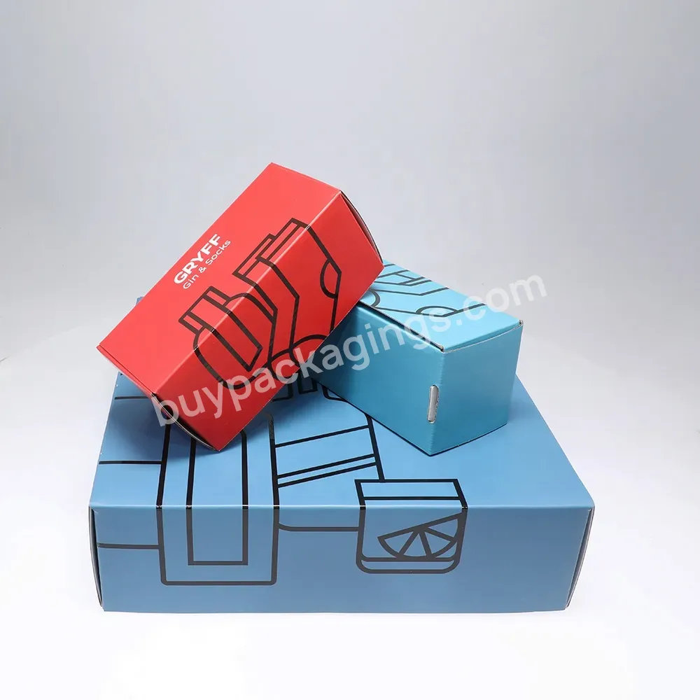 6 X 6 X 1 Red Shipping Packaging Corrugated Cardboard Cartons Tuck Top Mailer Boxes For Business