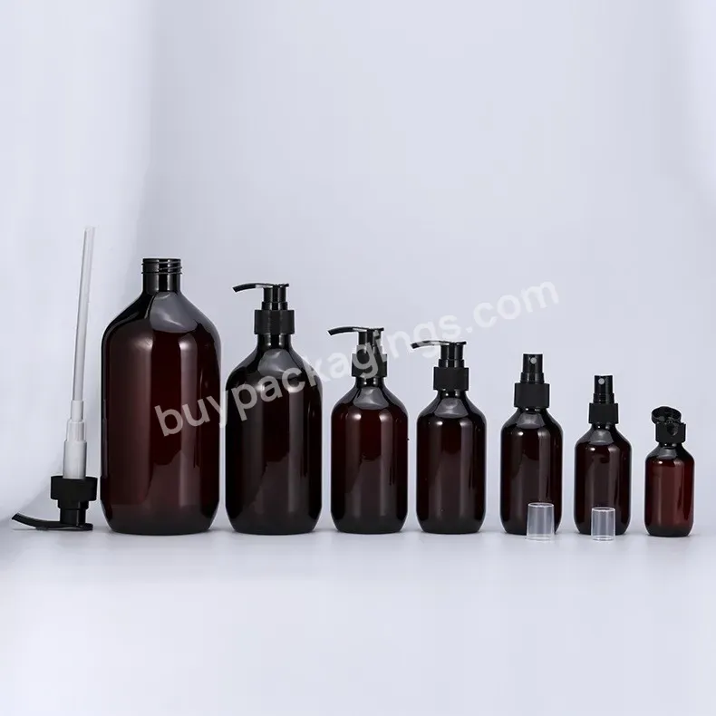 60-1000ml Lotion Plastic Bottle Cosmetic Plastic Bottles Empty Shower Gel Shampoo Bottle