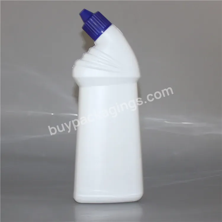 600ml 700ml Plastic Hdpe Toilet Cleaner Bottle / Floor Cleaner Bottle For Sale