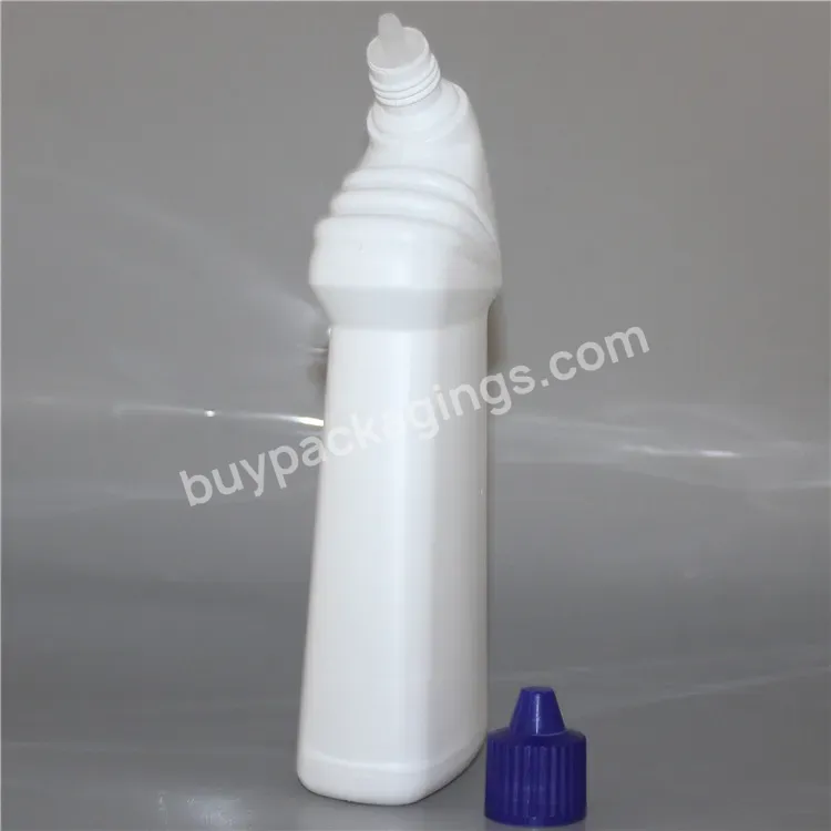 600ml 700ml Plastic Hdpe Toilet Cleaner Bottle / Floor Cleaner Bottle For Sale