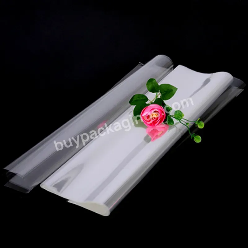 60cm*60cm 36mic Clear Cellophane Paper Sheet Glassine Basket Gift Wrapping Paper For Gift Packing