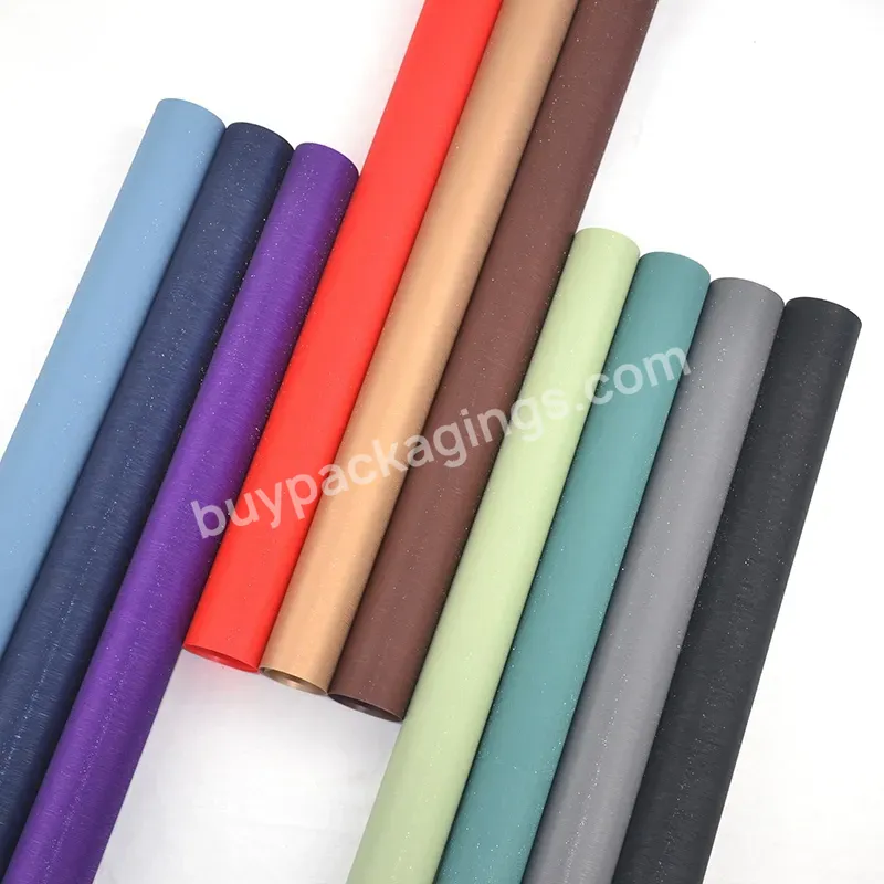 60cm*60cm Waterproof Plastic Flower Bouquet Wrapping Film For Decorative Flower