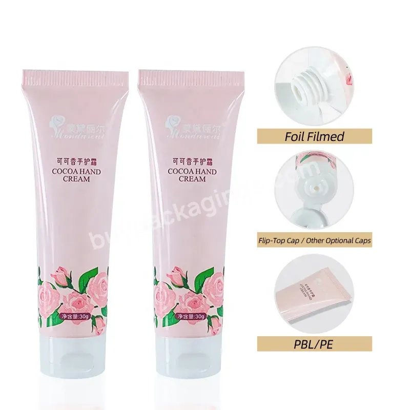 60ml 120ml 150ml Plastic Squeeze Cosmetic Tube Packaging With Flip Top Cap Skin Care Cream Lotion Soft Squeeze Plastic Tube