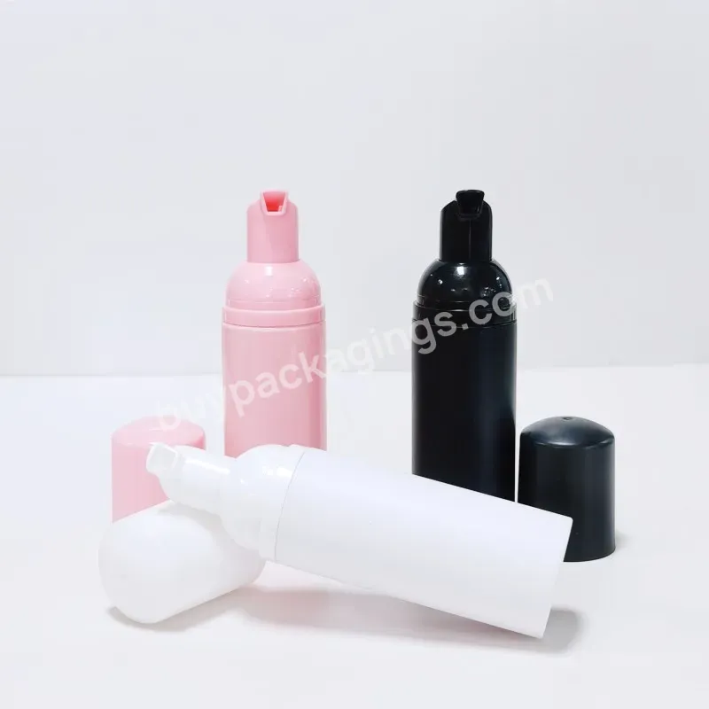 60ml Empty Foam Pump Facial Cleanser Foaming Bottle Travel Eyelashes Shampoo Plastic Bottle