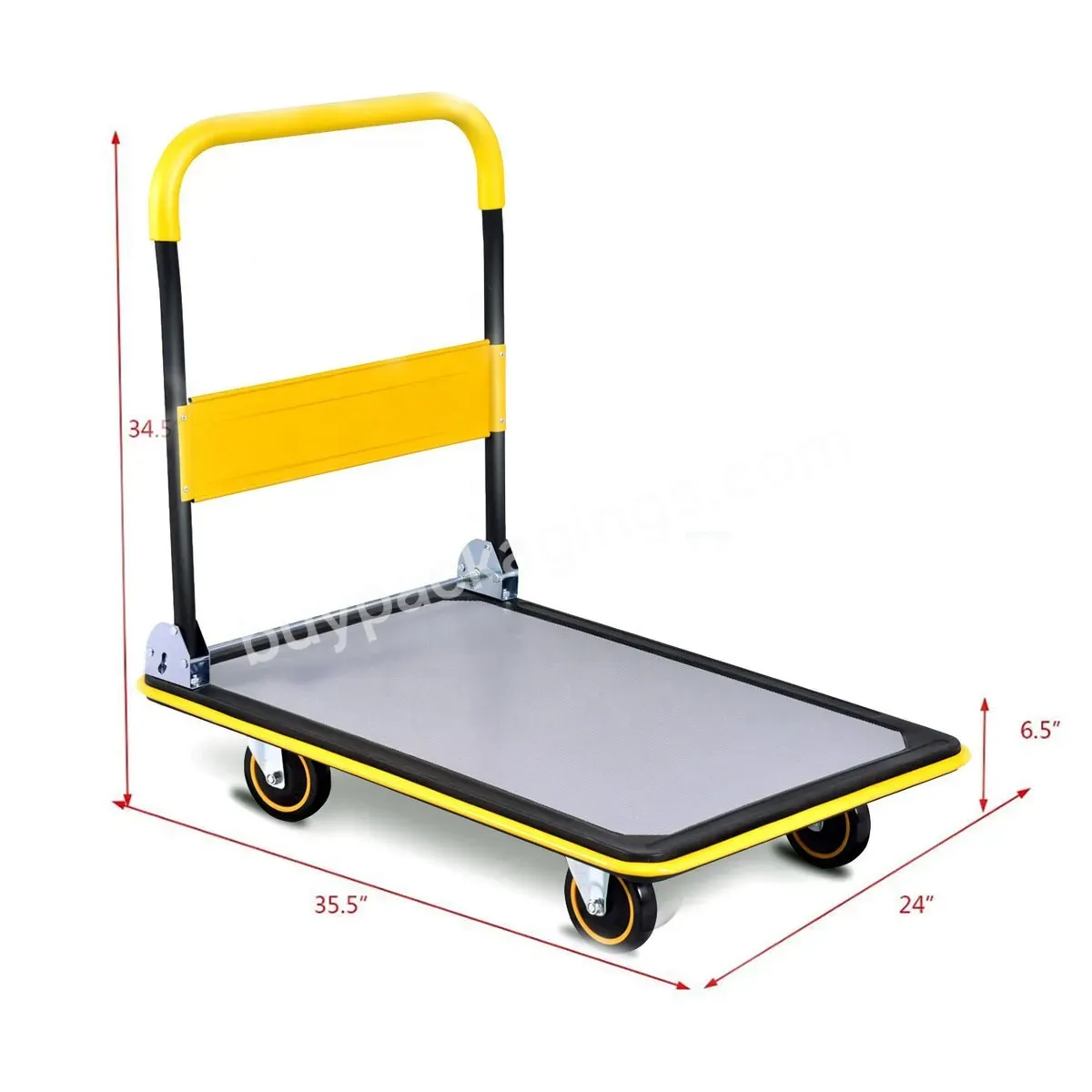 660lbs Platform Cart Dolly Folding Foldable Moving Warehouse Push Hand Truck - Buy Hand Truck,Platform Hand Trucks,Foldable Platform Hand Truck.