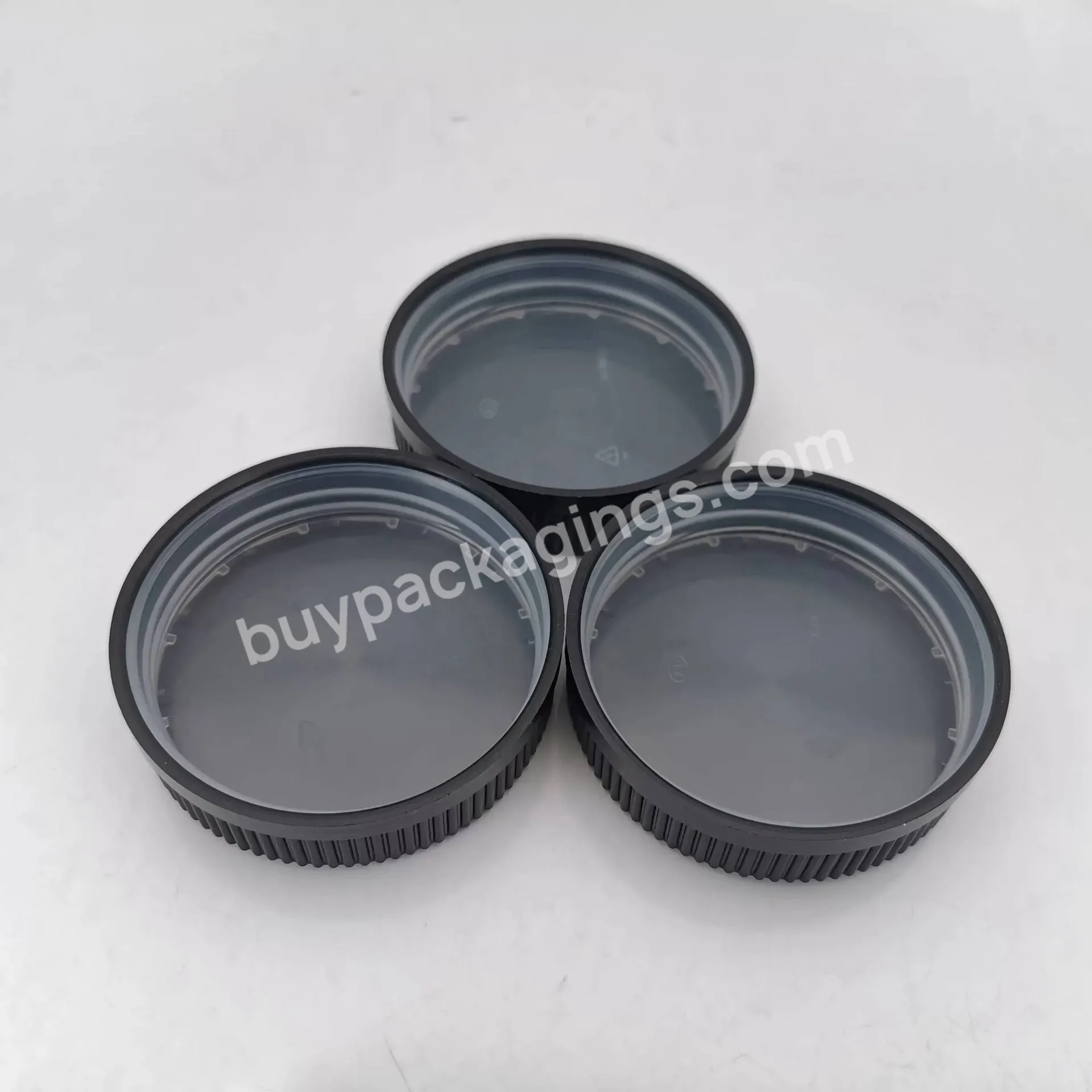 68mm 68/400 Plastic Pp Child Proof Resistant Crc Cap Lid With Heat Induction Liners For Medicine Bottle