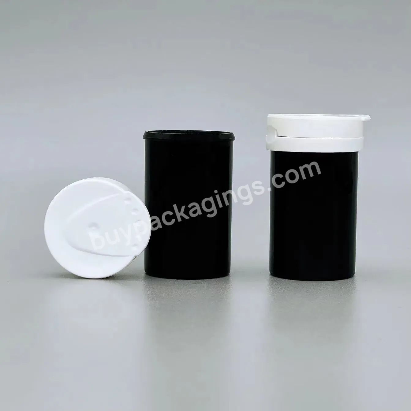 68mm Test Strip Packaging Container With Desiccant Cap Plastic Tube For Quick Check Blood Glucose Test Strips And Water Quality