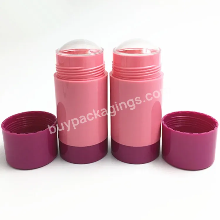 6g,15g,30g,50g,75g As Material Twist Up Round Bottom Filling Solid Sunscreen Stick Empty Bottle