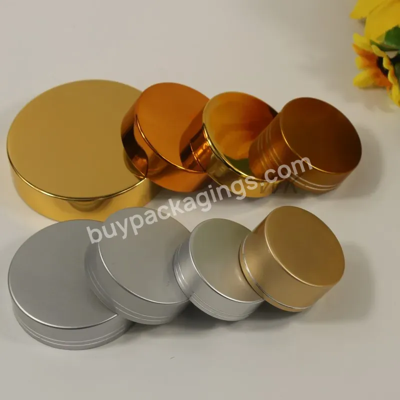 70/400 Custom Logo Uv Gold/silver Plastic Cap Bottle Lid