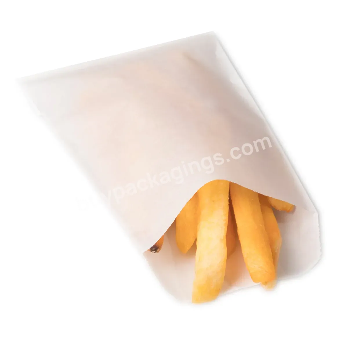 70g Flat White Bags For Food Packaging Kraft Paper Bag Heat Seal