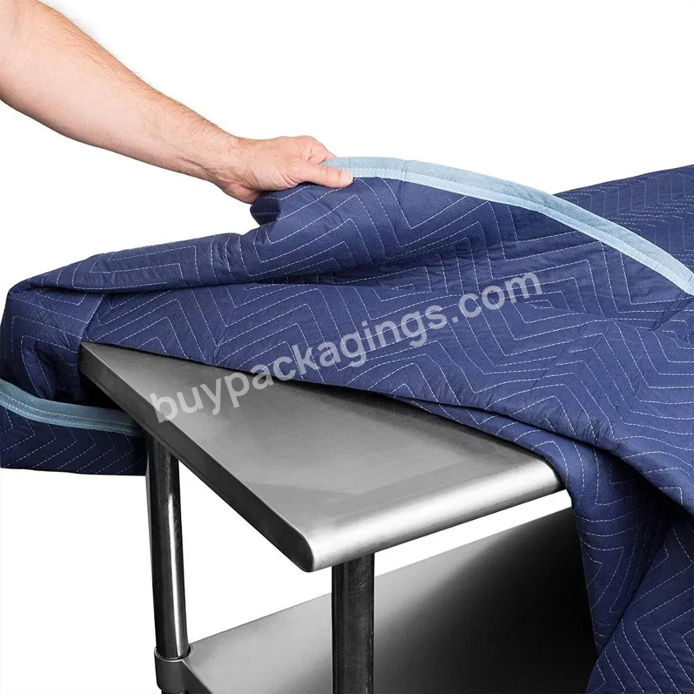 72 X 80inch Recycled Denim Premium Waterproof Quilted Moving Blanket Furniture Pad With Nonwoven Fabric - Buy 72 X 80 Recycled Denim Moving Blanket For Furniture,Premium Waterproof Quilted Moving Blanket,Moving Blanket Furniture Pad With Nonwoven Fabric.