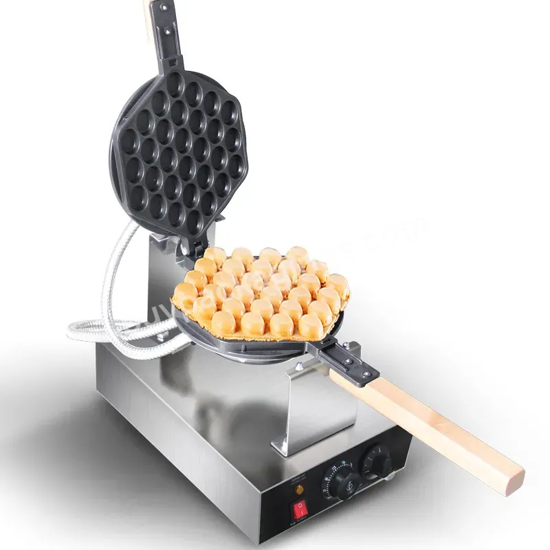 7.8'' Electric Non-stick Bubble Waffle Maker Hong Kong Style Egg Waffle Rotating Machine With Timer & Temperature Control - Buy 7.8'' Electric Non-stick Bubble Waffle Maker,Hong Kong Style Egg Waffle Rotating Machine,Egg Waffle Rotating Machine With