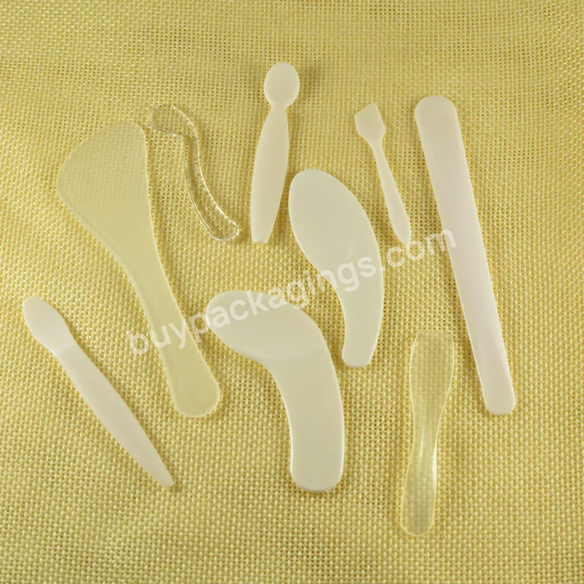 78mm Mini Plastic Clear Spatula Facial Mask Skin Eye Cream Massage Sticks With Custom Logo Cosmetics Scoop - Buy Wholesale Mini Plastic Acrylic Clear Mixing Spatulas With Custom Logo Mold,China Factory Popular Style Pink Black Facial Mask Skin Eye Cr