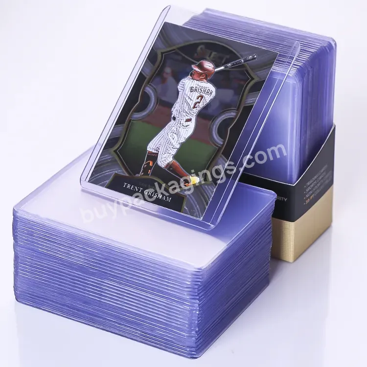 79pt 108pt 138pt 197pt 240pt 360pt Pvc Top Loader Trading Holder 3x4" Top Loaders Slab Trading Plastic Basketball Cards Sleeves - Buy Top Loader Trading Holder,3x4" Top Loaders Trading,Basketball Cards Sleeves.