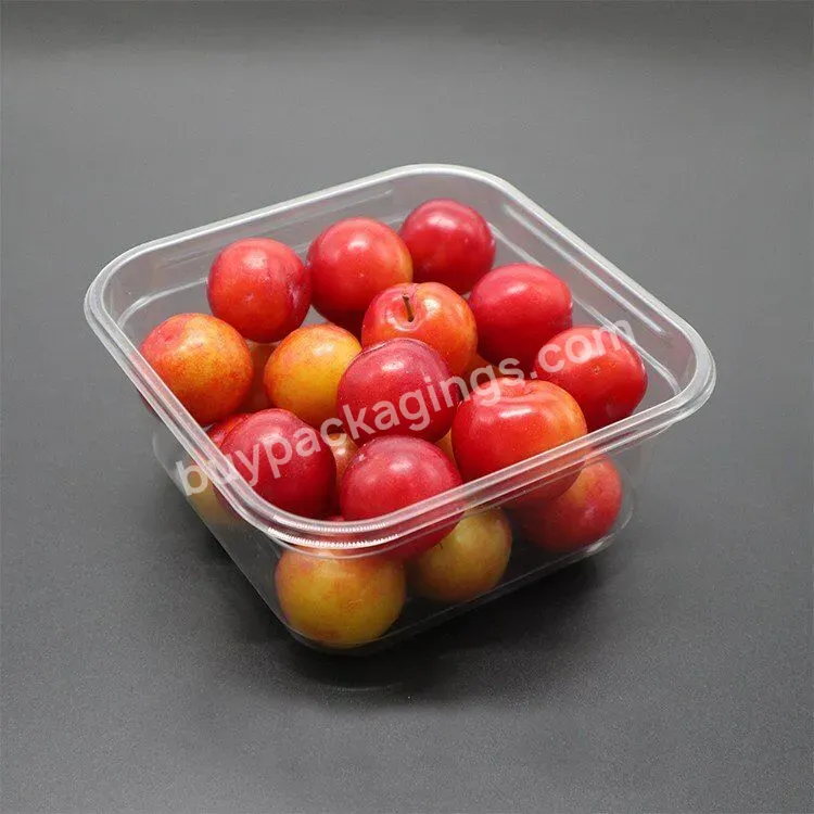 8 10 12 Oz Custom Logo Clear Plastic Disposable Food Deli Container Bowl With Lids