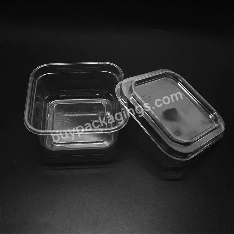 8 10 12 Oz Custom Logo Clear Plastic Disposable Food Deli Container Bowl With Lids