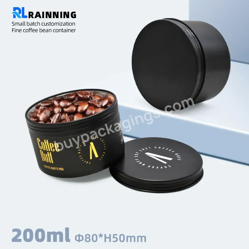 8-ounce Matte Black Candle Tins Metal Candle Tins For Diy Making Candle Containers Travel Aluminum Tins With Lids