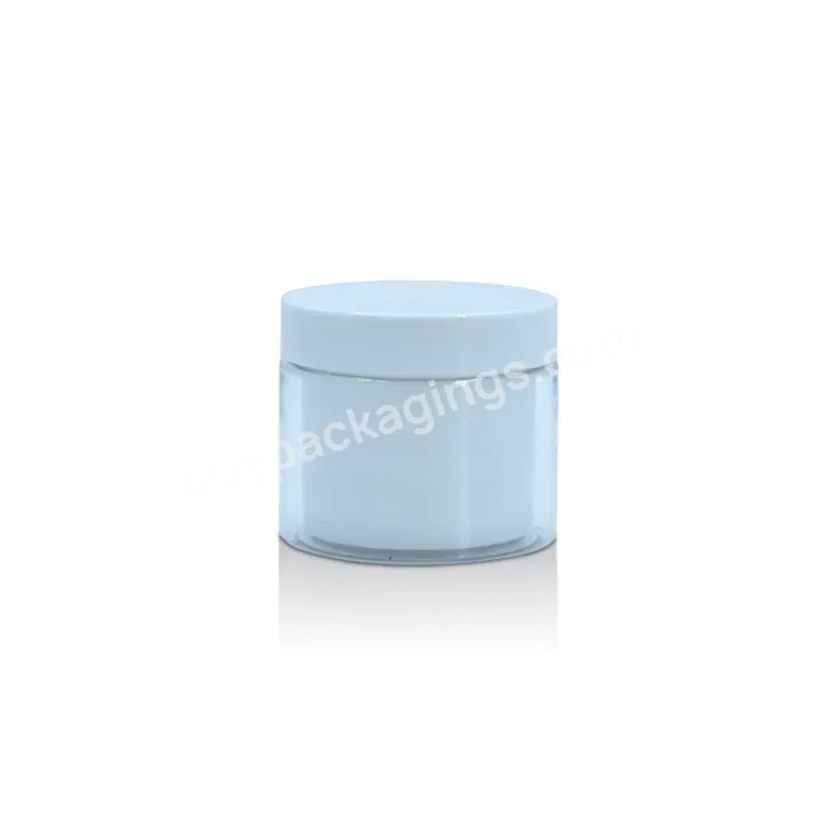 80g 100g White Portable Refillable Skincare Face Cream Packaging Empty Cosmetic Acrylic Jar