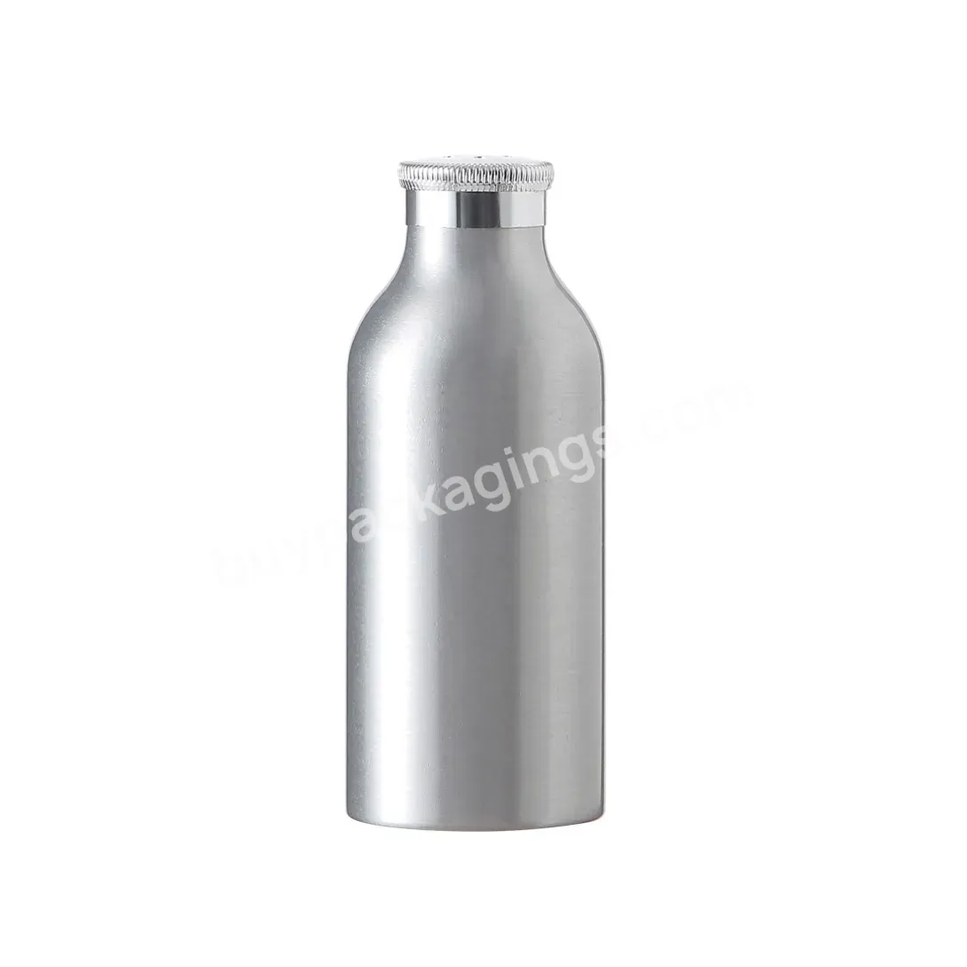 80g/100g/100g Recyclable Natural Silver Aluminum Powder Shaker Bottle