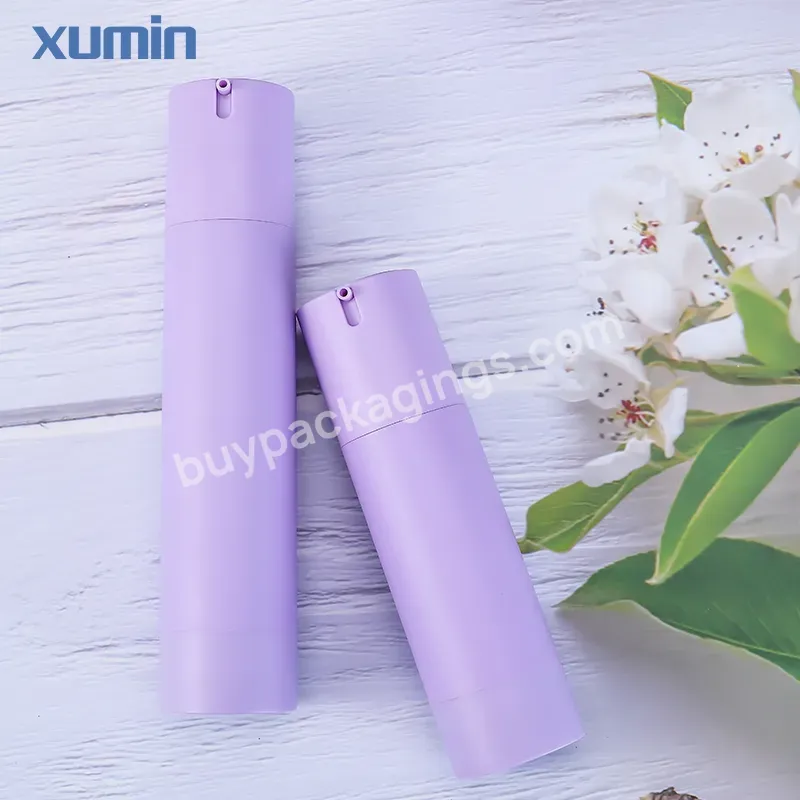 80ml 100ml 120ml Plastic Purple Skin Care Bottle 4oz Cleanser Bottle Purple Airless Pump Bottle For Lotion Packaging - Buy Purple Airless Pump Bottle,Cleanser Bottle Purple,Lotion Packaging Bottle Purple.