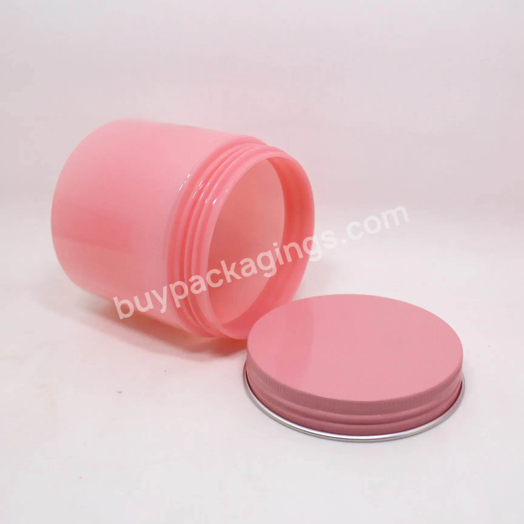 80ml 100ml 5oz 4oz 200g 250ml 300ml Empty Matt Pink Blue Green Face Cream Frosted Body Lotion Container Pet Cosmetic Plastic Jar